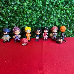 7 Naruto Anime Figures Lot PVC Action Figure Collectible Toy Set
